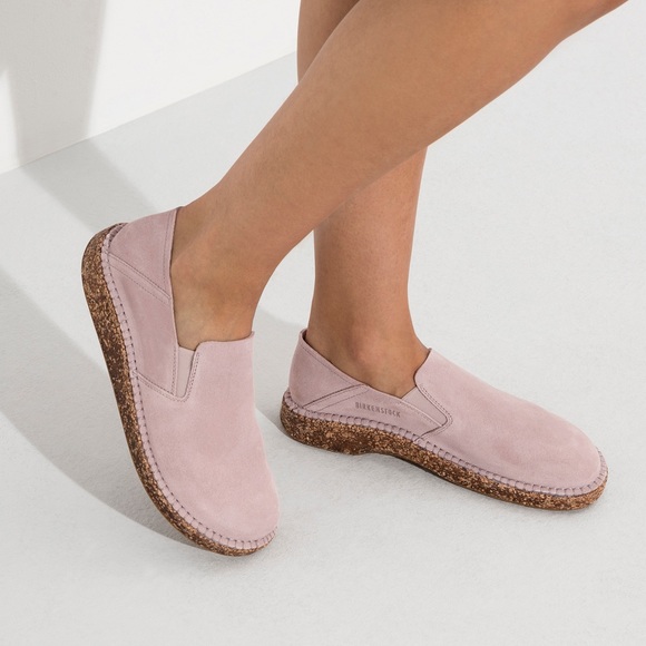 NIB Birkenstock Callan Soft Pink Suede Leather Narrow Width Select Size - Picture 3 of 5